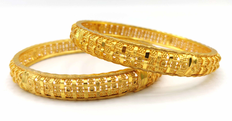 Mirraw gold plated bangles shop