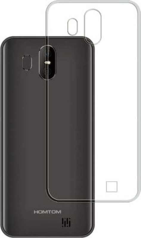 mobismart Back Cover for HOMTOM H1(Transparent, Waterproof, Silicon)