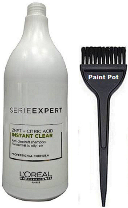 paint pot Hair Brush, Instant Clear Shampoo(2 Items in the set)
