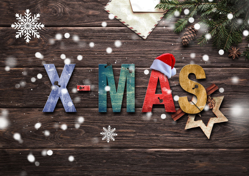 xmas Poster Paper Print(12 inch X 18 inch, Rolled)
