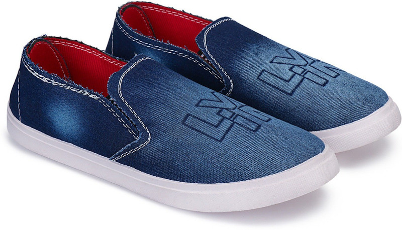 sneakers Slip On Sneakers For Men(Blue)