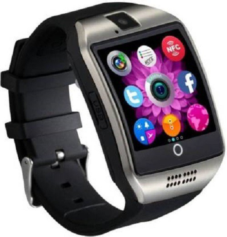 aybor smart calling watch with bluetooth SILVER Smartwatch(Silver Strap FREE SIZE)