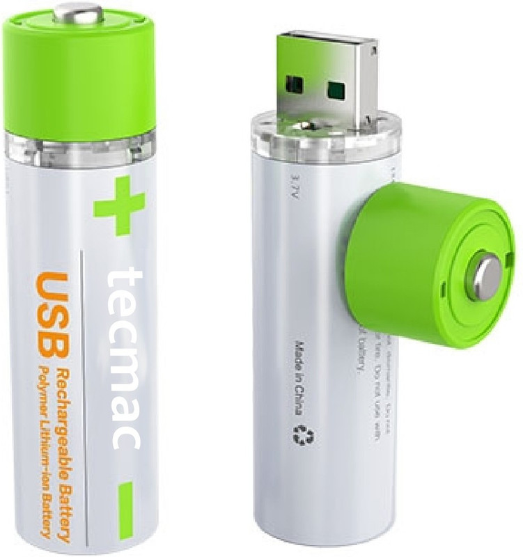 tecmac U861 18650 USB Fast Charge Li-ion battery  Battery(Pack of 2)