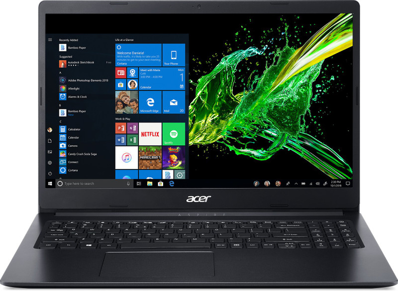 Acer Aspire 3 Pentium Dual Core - (4 GB/1 TB HDD/Windows 10 Home) A315-34-P859 Laptop(15.6 inch, Charcoal Black, 1.90 kg)