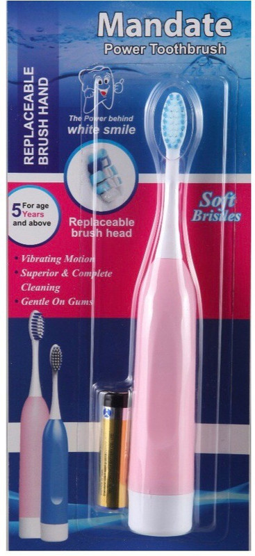 mandate Electronic toothbrush for healthy teeth Electric Toothbrush(Pink)