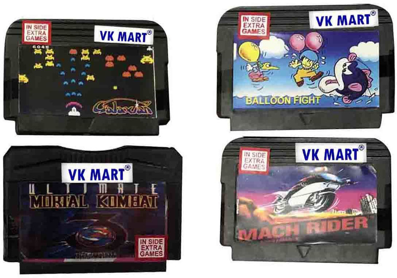 VK MART 8 Bit Tv Video Game Cassettes Like 4 In 1  Gaming Accessory Kit(Multicolor, For Wii)