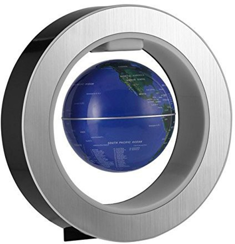 oswal LED World Map Novelty Magnetic Levitation Floating Floating Globe Floating Globe World Globe(Large Blue)
