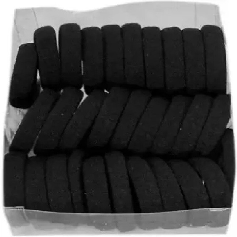 moviya Thick Elastic Hair Black Rubber Band (Black) Rubber Band, Hair Band(Black)