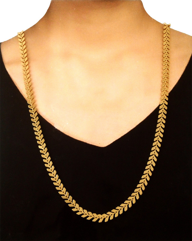 Gold plated new arrivals chain online shopping