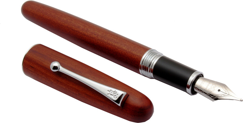 ledos Jinhao Elegance Rosewood 9035 Wooden With Converter Medium Nib Fountain Pen