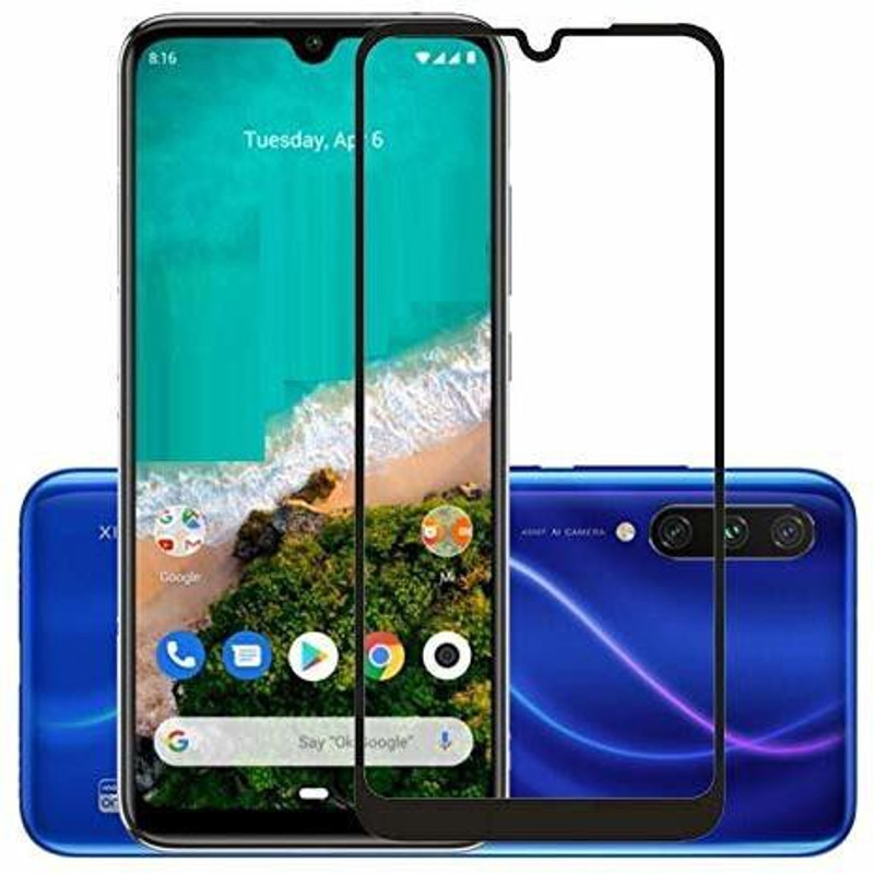 ajd Edge To Edge Tempered Glass for Redmi A3(Pack of 1)