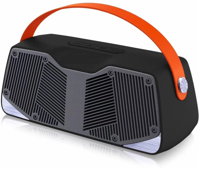 fiado extra bass NR4021 new rixing 3d stereo sound wireless 10 W Bluetooth  Speaker(Black, Stereo Channel)