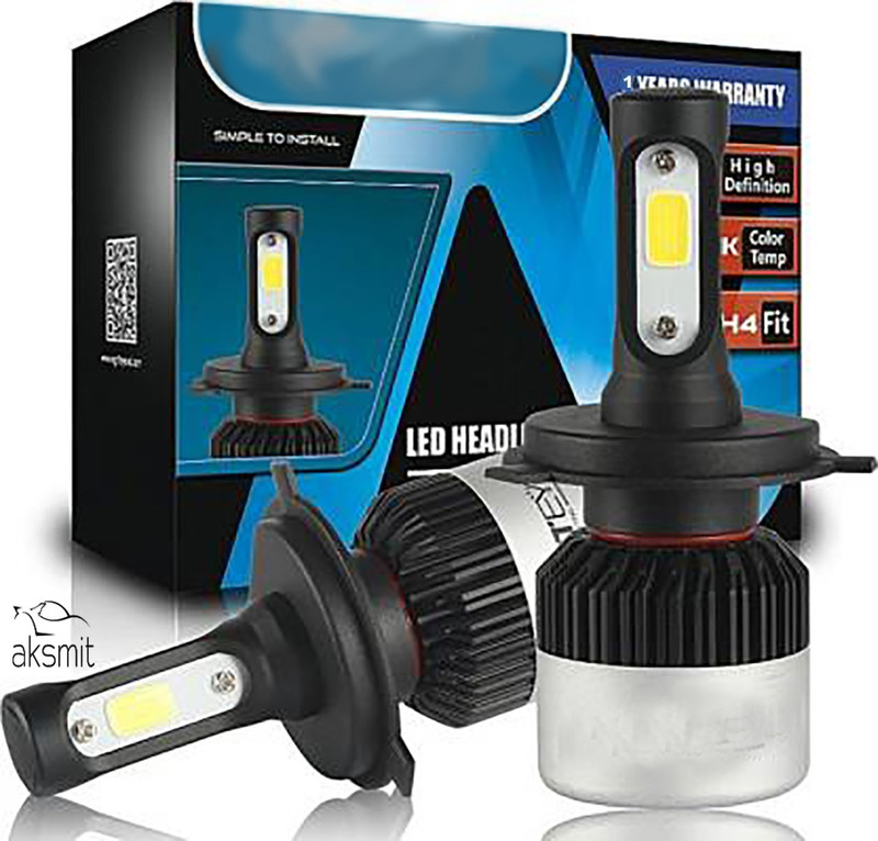 aksmit Headlight LED(Universal For Car, Universal For Bike, Pack of 2)