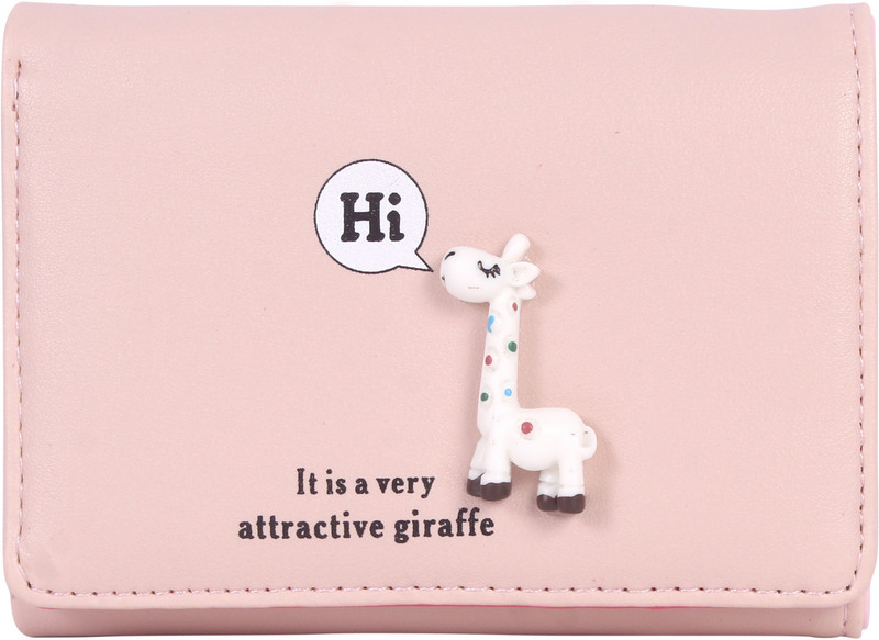 b4bags Girls Multicolor, White Artificial Leather Wallet(6 Card Slots)
