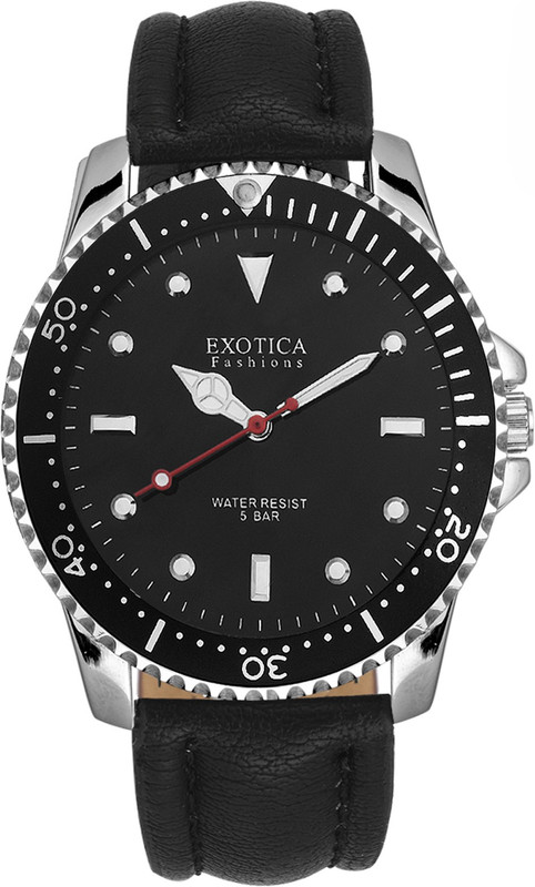 Exotica Fashions EFG-117-LS-Black-NS New Series Analog Watch - For Men