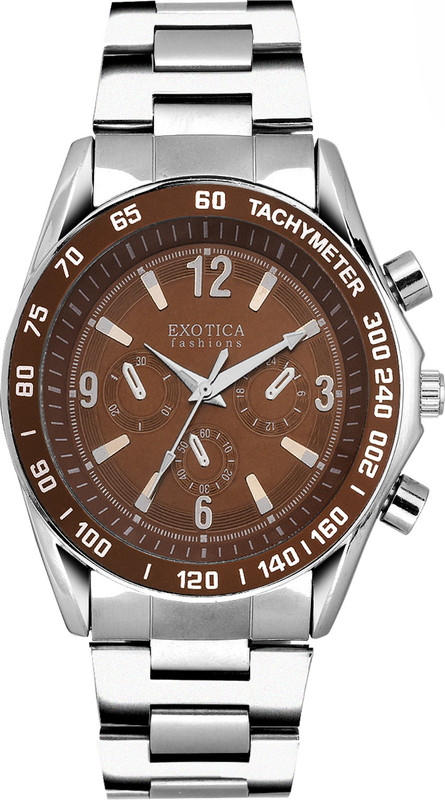 Exotica Fashions EFG-S-01-ST-Brown-NS New Series Analog Watch - For Men
