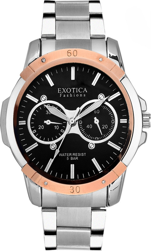 Exotica Fashions EFG-05-TT-ST-DM-B-New New Series Analog Watch - For Men