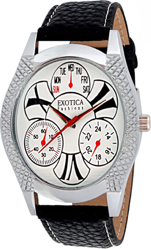 Exotica Fashions EFG-26-White Analog Watch - For Men