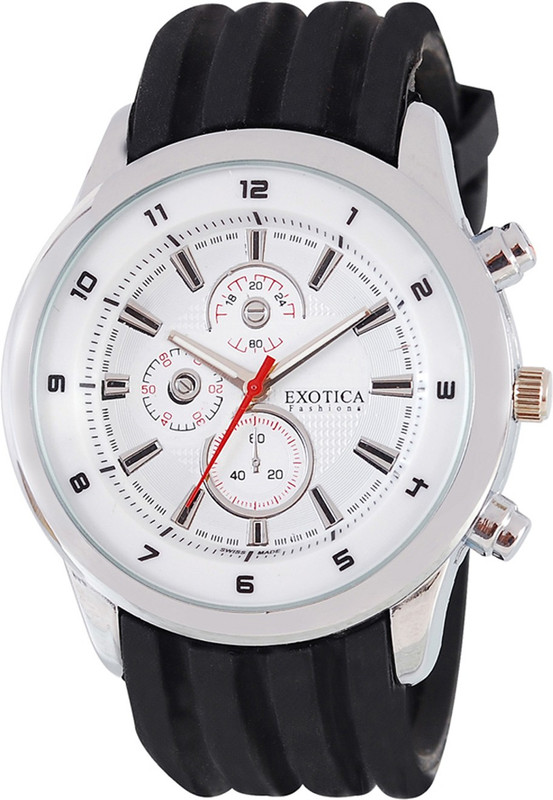 Exotica Fashions EFG-15-White Analog Watch