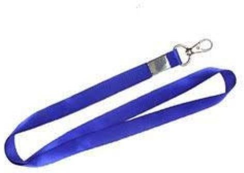 offimart Blue Lanyard ID Rope and Vertical Identity Card Holder Combo (Each 2 Nos)