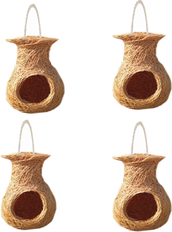 Comfort Organic COIR Bird House Purely Hand Made Bird House(Hanging, Tree Mounting, Wall Mounting)