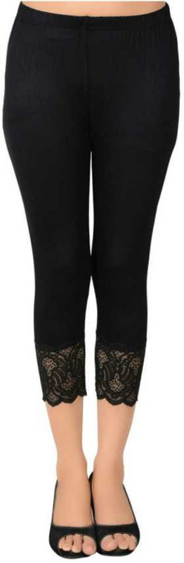 kronmenien Women Black Capri