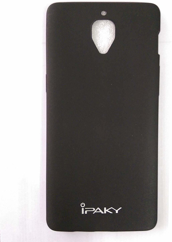 imbi Back Cover for OnePlus 3 / One Plus 3/ 1+3(Black, Shock Proof, Silicon)