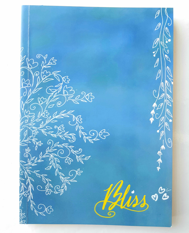 thepaperstorystudio A5 Notebook(Handmade, Blue)
