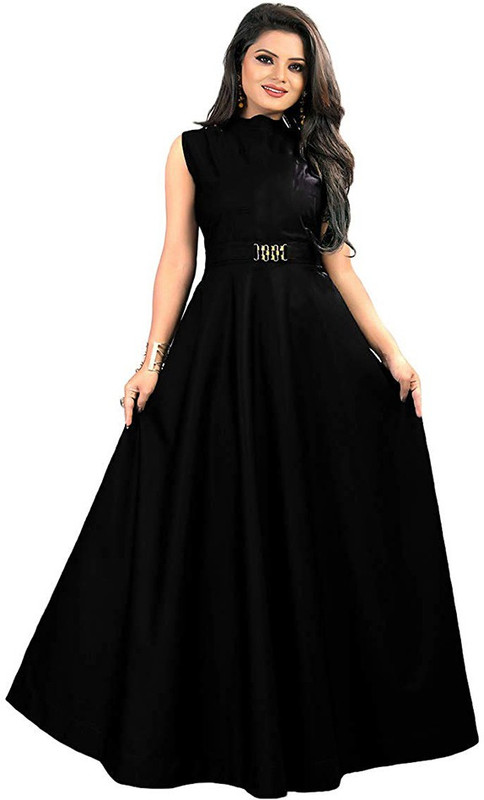 starword Anarkali Gown(Black)
