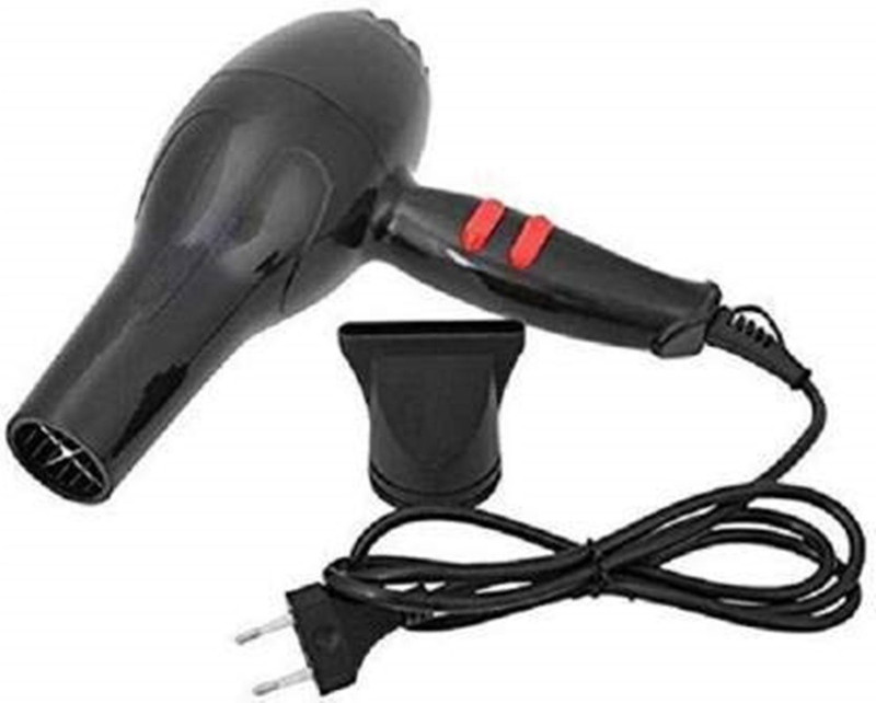 manarth enterpris 1800 watt Professional Salon Style Hair Dryer with Hot and Cold 2x Speed, Air and Nozzles For Men And Women (Black/Pink) 1800 watt Professional Salon Style Hair Dryer Hair Dryer(1800 W, Black)