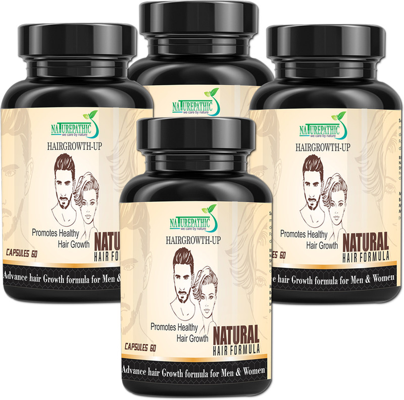 naturepathic Hair Growth-up 4 Bottles Pack(300 g)