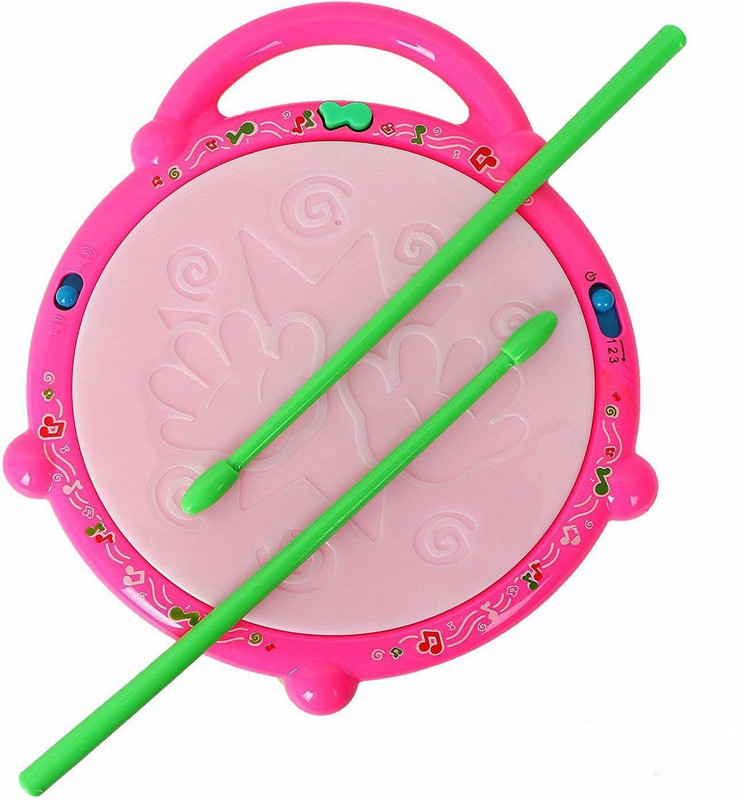 jk int Flash Musical Drum(Multicolor)