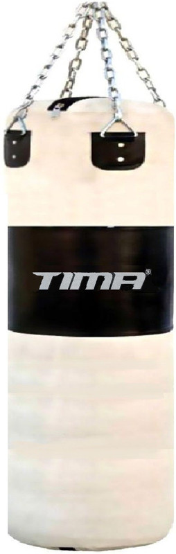 TIMA Pro Quality Heavy Duty Black Canvas Punching Bag Unfilled with Chains Hanging Bag(3 Feet, 36 inch)