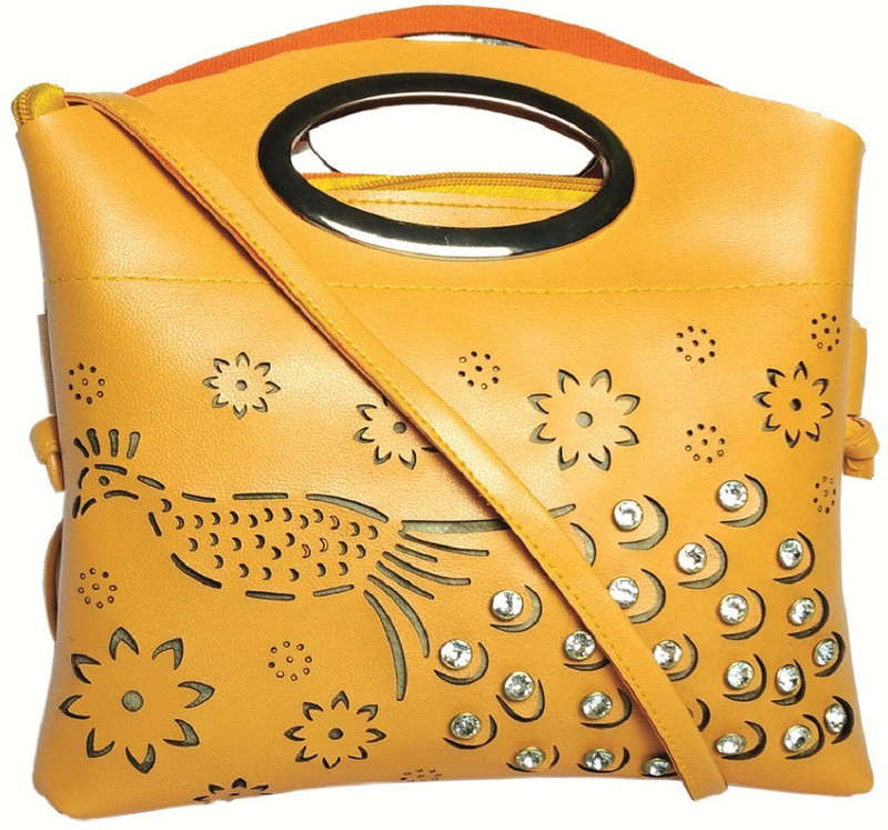 yellow sling bag