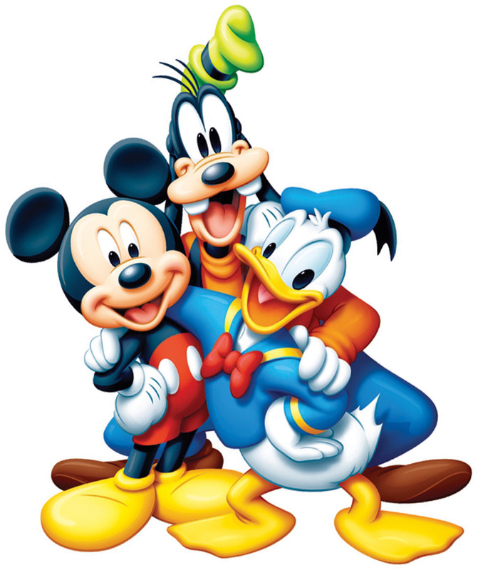 4edge Medium Disney Mickey Mouse Clubhouse  Sticker(Pack of 1)