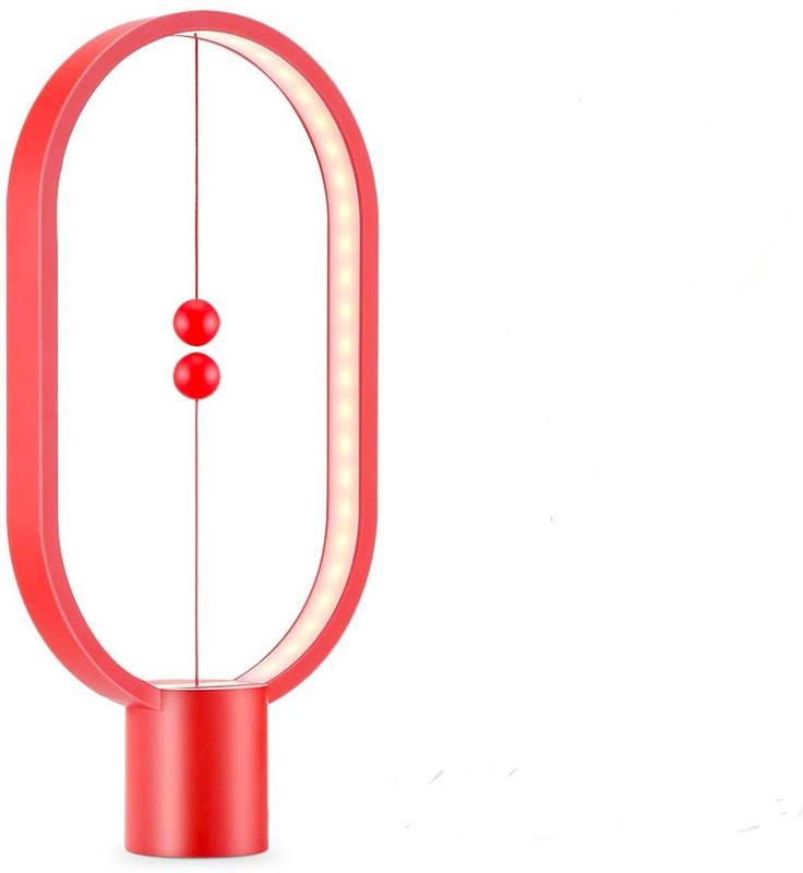 incisive Heng Balance Lamp Red Table Lamp(47 cm, Red)