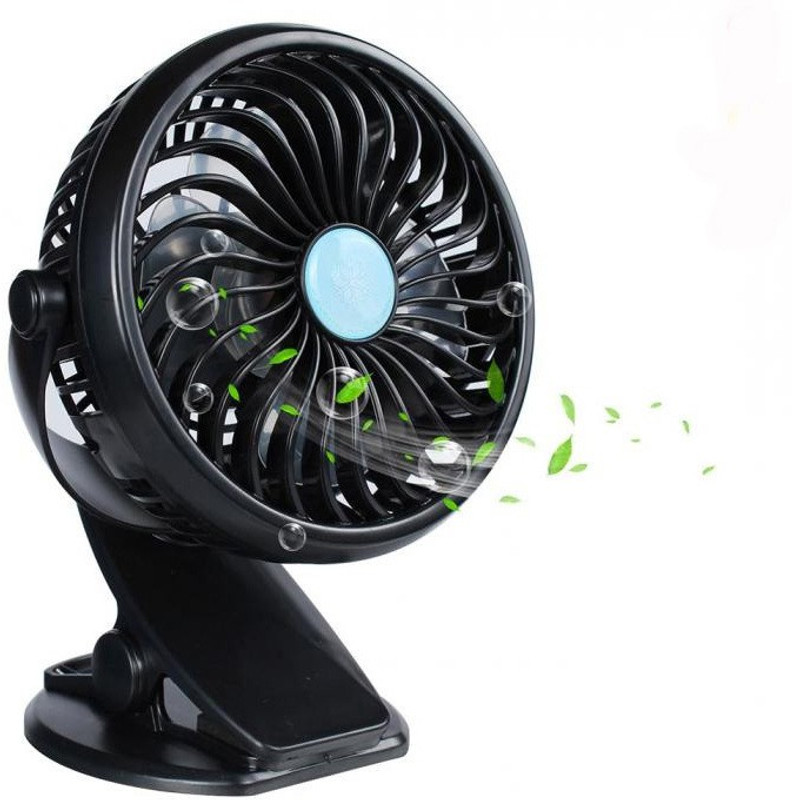 pinaaki NEW ARRIVAL USB Cooling mini portable rechargeable table usb fan CLPFAN00200 USB Fan(Black)