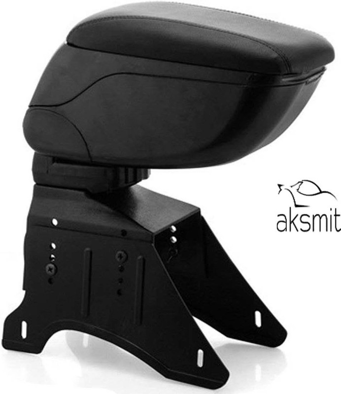 aksmit Arm Rest Console Black Universal For All Car Car Armrest(Universal For Car, Universal For Car)