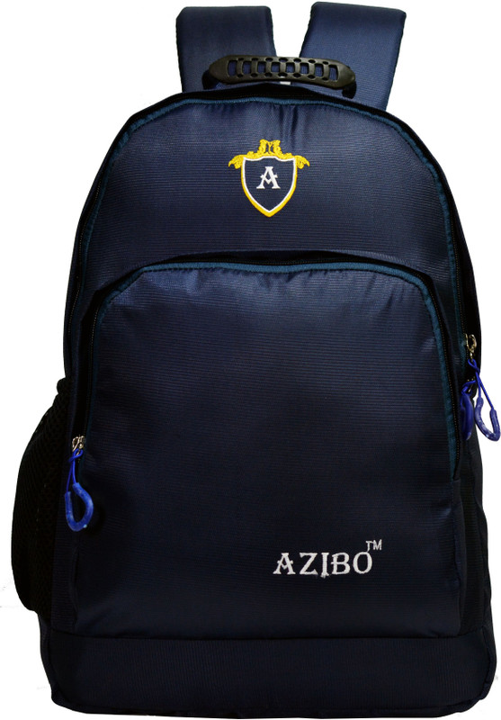 azibo Water-Resistant College/School 20 L Laptop Backpack(Blue)