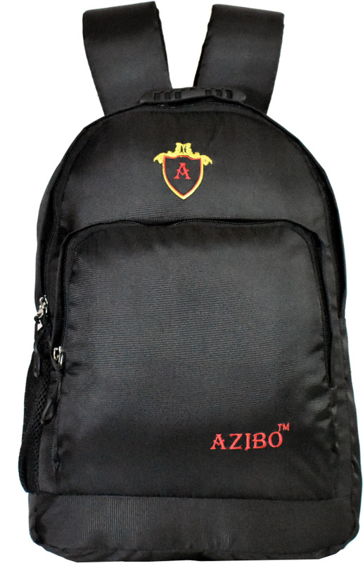 azibo Water-Resistant College/School 20 L Laptop Backpack(Black)