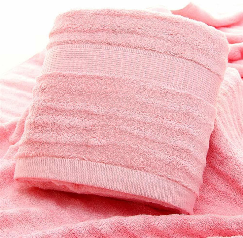 mush bamboo Bamboo 600 GSM Bath Towel(Pink)