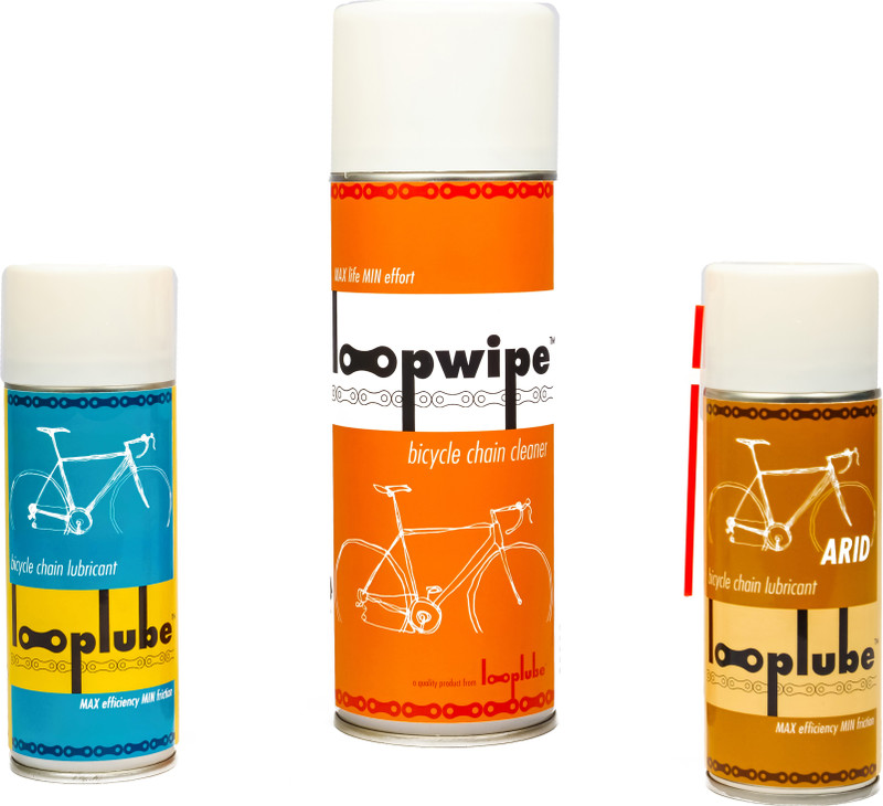 looplube WET Finish & Dry Finish Chain Lubes 125ml Bicycle Lubricant(750 ml)