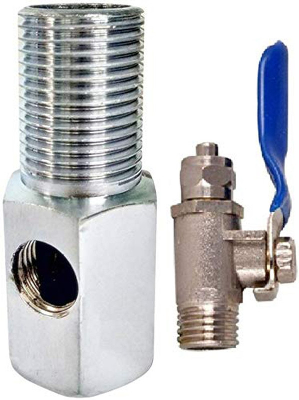 smart aqua RO Brass Steel Inlet Set Water Filter Valve Set 1/4" Size Gate Valves
