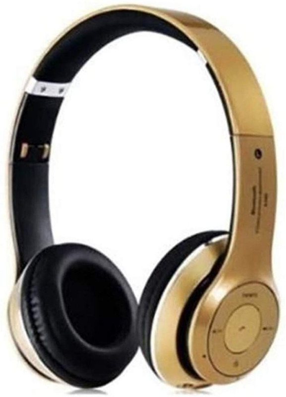 odestro foldable s460-golden bluetooth Bluetooth Headset with Mic(Gold, On the Ear)