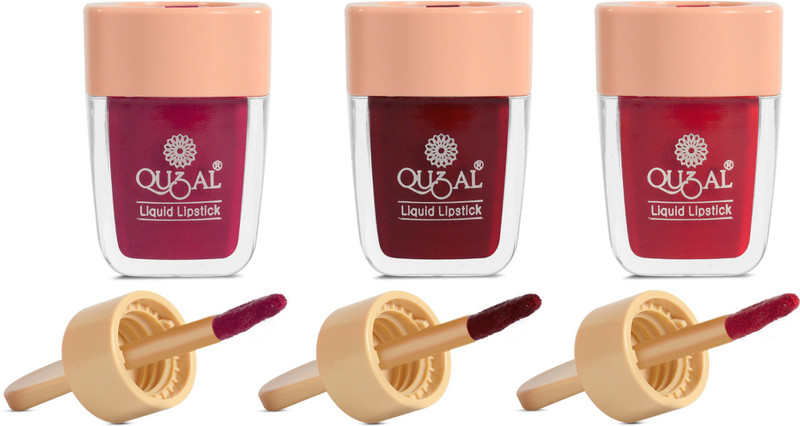 quzal Contrast Mini Fairy Pink Hot Red Rust Brown(Pink Red Brown, 12 ml)