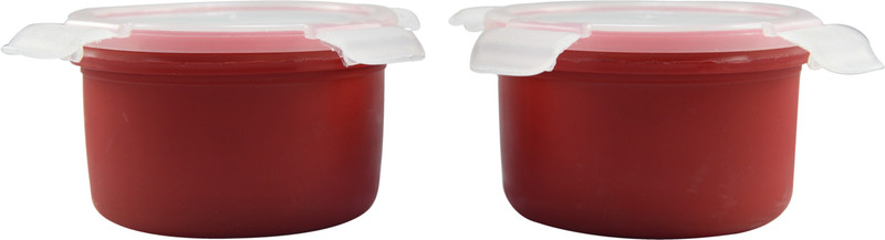 3mads Microwavable Steel Container Set 2 Pcs 2 Containers Lunch Box(700 ml)