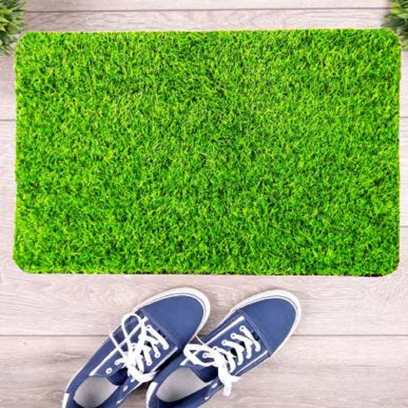 kihome Plastic Door Mat(Green, Medium)