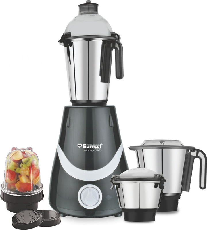 mi sumeet Smart Mixer Grinder MI1995 750 Mixer Grinder(Black, 4 Jars)