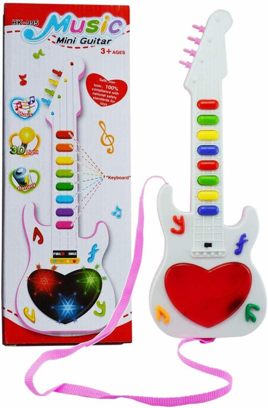 ishancreation IC-772 Mini Guitar(White)