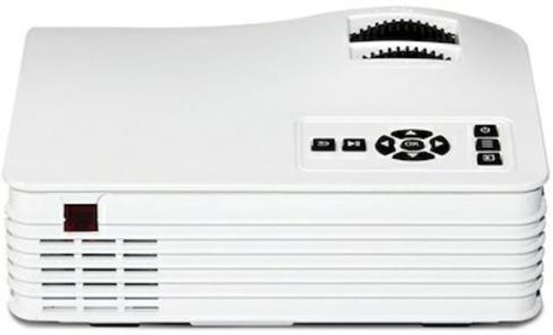 vnexx Portable Mini Projector uc36- White Portable Projector(White)